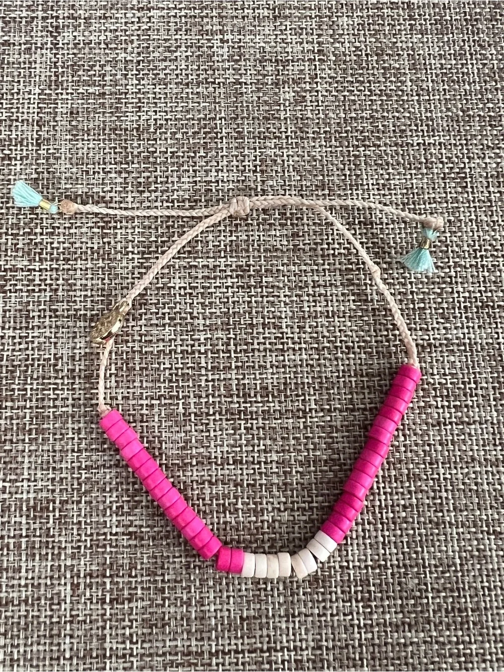 Pura Vida Set of 4 Bracelets, Pastel/Bright Pink, NWOT